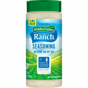 Hidden Valley Original Ranch Seasoning, Dressing and Dip Mix, Shaker Canister, 8 Ounces