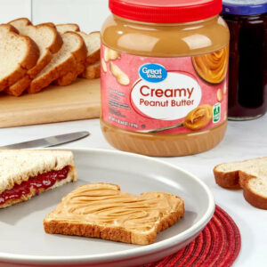 Great Value Creamy Peanut Butter, Spread, 64 oz