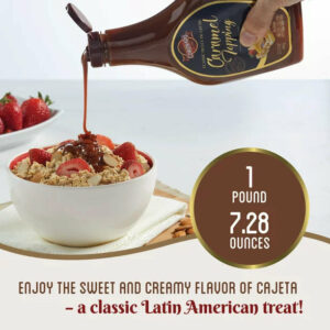 Coronado Cajeta Classic 23.28 oz Bottle, Dulce de Leche Flavored Creamy Syrup