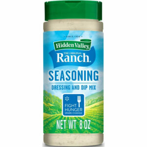 Hidden Valley Original Ranch Seasoning, Dressing and Dip Mix, Shaker Canister, 8 Ounces