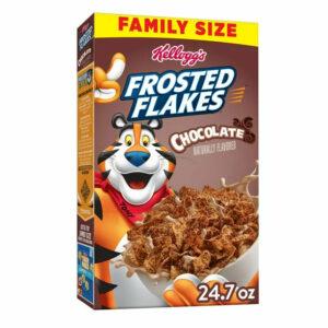 Kellogg’s Frosted Flakes Chocolate Cold Breakfast Cereal, 24.7 oz