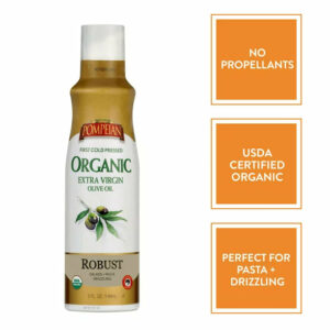 Pompeian Organic Robust Extra Virgin Olive Oil Cooking Spray – 5 fl oz