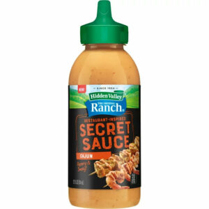 Hidden Valley The Original Ranch Secret Sauce, Cajun, 12 Fluid Ounce Squeezable Bottle