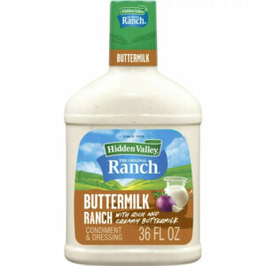 Hidden Valley Gluten Free Keto-Friendly Buttermilk Ranch Salad Dressing and Topping, 36 fl oz