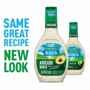 Hidden Valley Gluten Free Avocado Ranch Salad Dressing and Topping, 16 fl oz