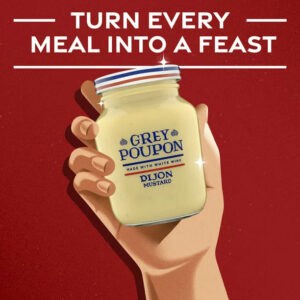 Grey Poupon Dijon Mustard, 8 oz. Jar