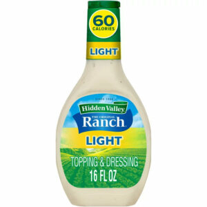 Hidden Valley Gluten Free Light Original Ranch Salad Dressing and Topping, 16 fl oz