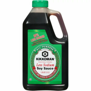 Kikkoman Less Sodium Soy Sauce, 40 oz