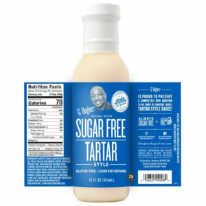 G Hughes Sugar Free Tartar Style Sauce, 12 oz Bottle