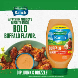 Hidden Valley Buffalo Ranch Topping and Dressing, 20 Fluid Ounce Bottle