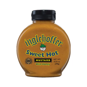 Inglehoffer Sweet Hot Mustard With Honey, Squeeze Bottle, 10.25 oz