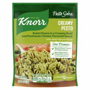 Knorr Pasta Sides Creamy Pesto, Cooks in 12 Minutes, No Artificial Flavors, No Preservatives, No Added MSG 4.1 oz