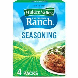 Hidden Valley Gluten Free, Keto-Friendly Original Ranch Salad Dressing & Seasoning Mix, 4 Packets