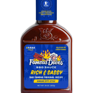 Famous Dave’s Rich & Sassy BBQ Sauce, 20 oz