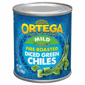 Ortega Mild Diced Fire Roasted Green Chiles, 7 oz