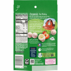 Gerber 2nd Foods Organic for Baby Yogurt Melts, Banana Strawberry, 1 oz Bag