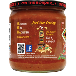 On The Border Original Hot Salsa, 16 Oz