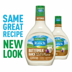 Hidden Valley Gluten Free Buttermilk Ranch Salad Dressing and Topping, 24 fl oz