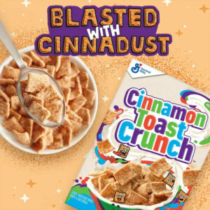 Original Cinnamon Toast Crunch Breakfast Cereal,Â 18.8 OZ Family Size Cereal Box