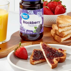 Great Value Preserves, Blackberry, 18 oz