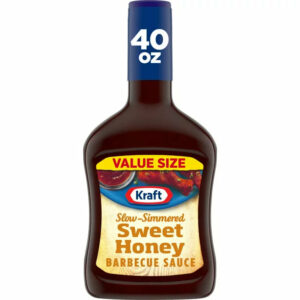 Kraft Sweet Honey Slow-Simmered Barbecue BBQ Sauce Value Size, 40 oz Bottle