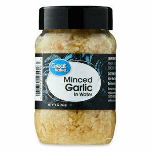 Great Value Minced Garlic in Water, 8 oz