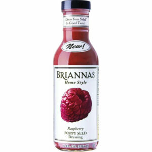 BRIANNAS Home Style Raspberry Poppy Seed, 12 Fl Oz