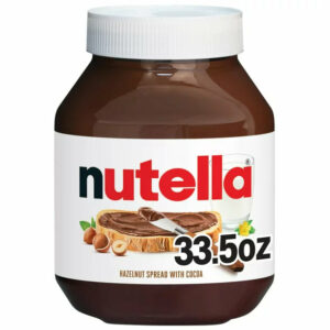 Nutella Hazelnut Spread with Cocoa for Breakfast, 33.5 oz Jar