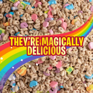 Lucky Charms Gluten Free Cereal with Marshmallows, 32 OZ Resealable Cereal Bag