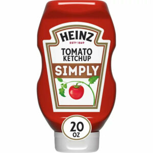 Heinz Simply Tomato Ketchup with No Artificial Sweeteners, 20 oz Bottle