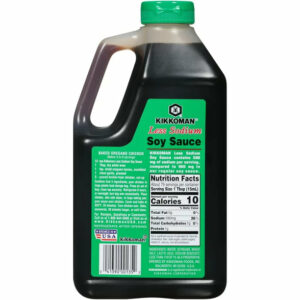 Kikkoman Less Sodium Soy Sauce, 40 oz