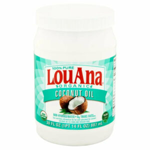 LouAna Organic 100% Pure Coconut Oil, 30 fl oz