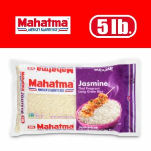 Mahatma Authentic Aromatic Jasmine White Rice 5 Lb