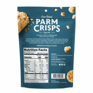 ParmCrisps Original Real Cheese Oven-Baked Parm Crisp Snack, 1.75 oz.