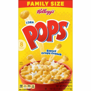 Kellogg’s Corn Pops Original Cold Breakfast Cereal, 18.1 oz