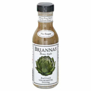 BRIANNAS Home Style Real French Vinaigrette Salad Dressing, Sugar-Free, 12 Fl Oz