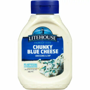 Litehouse Chunky Blue Cheese Refrigerated Salad Dressing & Dip, 20 Fluid oz Bottle