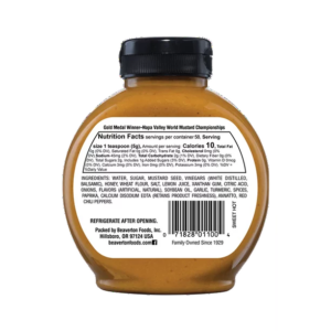 Inglehoffer Sweet Hot Mustard With Honey, Squeeze Bottle, 10.25 oz