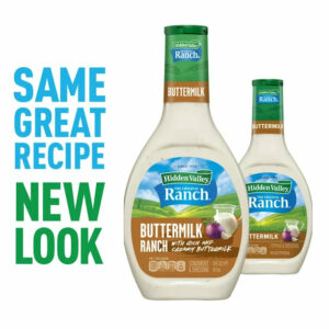 Hidden Valley Gluten Free Buttermilk Ranch Salad Dressing and Topping, 16 fl oz