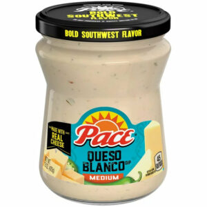 Pace Queso, Queso Blanco Cheese Dip, Great for Nachos, 15 Ounce Jar