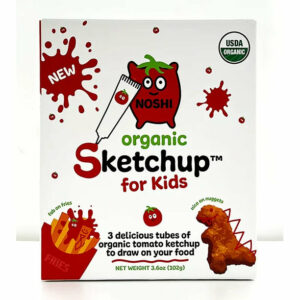 NOSHI Sketchup Organic Tomato Ketchup 3 – 1.2oz Tubes