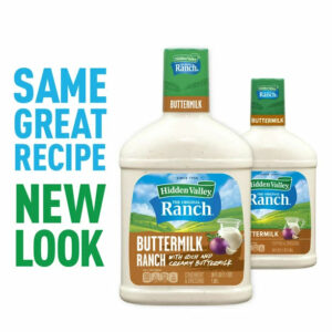 Hidden Valley Gluten Free Keto-Friendly Buttermilk Ranch Salad Dressing and Topping, 36 fl oz