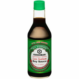 Kikkoman Less Sodium Soy Sauce, 15 oz