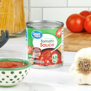 Great Value No Salt Added Tomato Sauce, 8 oz