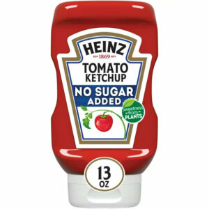 Heinz Tomato Ketchup with No Sugar Added, 13 oz Bottle