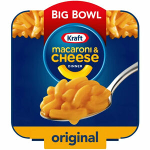 Kraft Original Mac N Cheese Macaroni and  Cheese Cups Easy Microwavable Big Bowl Dinner, 3.5 oz Tray