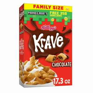 Kellogg’s Krave Chocolate Cold Breakfast Cereal, 17.3 oz