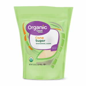 Great Value Organic Granulated Cane Sugar, 2 Lb