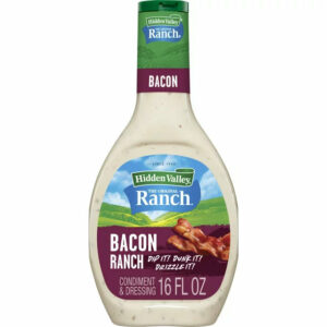 Hidden Valley Gluten Free Bacon Ranch Salad Dressing and Topping, 16 fl oz