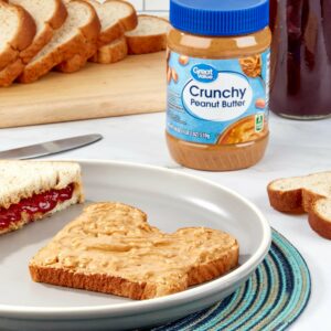 Great Value Crunchy Peanut Butter, 18 oz